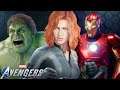 MARVEL'S AVENGERS - Testei a VIUVA NEGRA NO NOVO Jogo dos Avengers (PS4 Gameplay PT-BR Português)
