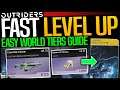Outriders: EASY WORLD TIERS & HIGH LEVEL LOOT GUIDE - How To Progress World Tiers - FARM / EASY GEAR
