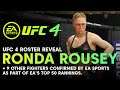 UFC 4 Roster | Ronda Rousey Confirmed + 9 More Fighters  (EA UFC Top 50)