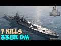 World of WarShips | Ohio | 7 KILLS | 388K Damage - Replay Gameplay 1080p 60 fps