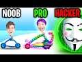 Can We Go NOOB vs PRO vs HACKER In DRAW JOUST!? (FLYING GLITCH!?)