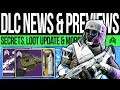 Destiny 2 | DLC NEWS UPDATE! Puzzle Solved, DLC Previews, Loot Pools, Release Time, Exotic Loot!