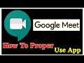 How To Proper Use Google Meet App In Hindi | Google Meet app Use Kaise Kare