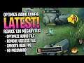 ML Config Reduce Storage Size! Optimize Audio Effect - Reduce 130 MB - Mobile Legends