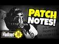 PATCH NOTES! August 3, 2021 - Bug Fixes - Fallout 76 Steel Reign