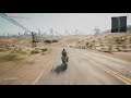 Professional motorcycle parking - Cyberpunk 2077 gameplay - 4K Xbox Series X