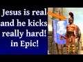 Titan Quest Atlantis: Jesus Christ build is in Epic and destroys all!