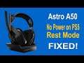 Astro A50 no power to base unit from PS5 in Rest Mode (FIX) - December 2021