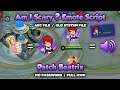 Chou KOF Emote (Am I Scary?) Script with Backup File, Full Effects, Full Icon! | Mobile Legends
