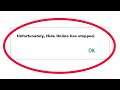How To Fix Unfortunately Hide Online Has Stopped Error in Android & Ios Mobile Phone
