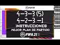 MEJORES INSTRUCCIONES 433 4231 FIFA 21 | EL MEJOR PLAN  DE PARTIDO | MEJOR FORMACION ACTUAL FIFA