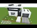 Minecraft How To Build A Modern House Tutorial