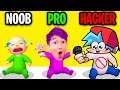 NOOB vs PRO vs HACKER In RASCAL BABY!? (ALL LEVELS!)