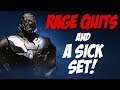 RAGE QUITS AND A SICK SET! | Injustice 2 Darkseid Matches