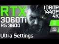 Resident Evil Village | RTX 3060 Ti + Ryzen 5 3600 | Ultra Settings (RTX ON/OFF) | 1080p 1440p 4K