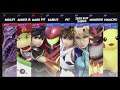 Super Smash Bros Ultimate Amiibo Fights – Request #15488 Villains vs Hero army