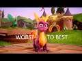 What Is Your List Of Worst To Best Spyro The Dragon Games?