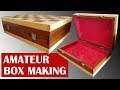 Amateur Box Making - CHEQUERED TOP BOX