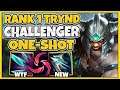 CARRYING YASSUO WITH A NEW S11 TRYNDAMERE BUILD! UNREAL CHALLENGER 1V5 CARRY! - League of Legends