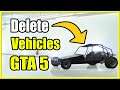 How to Delete Vehicles & Get Rid of Destroyed Cars in GTA 5 Online (Best Tutorial!)