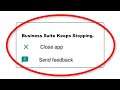How To Fix Facebook Business Suite Apps Keeps Stopping Error Android & Ios