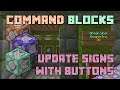 How to make a colorized sign that updates on button click - Minecraft Command Blocks Guide