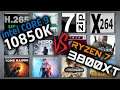 Intel i9 10850K vs Ryzen 7 3800XT Benchmarks β 15 Tests π₯