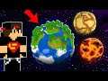ماين كرافت : تحول العالم الى الكرة الارضية | Minecraft !! 😍🔥