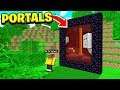 *NEW* See Through PORTALS in Minecraft