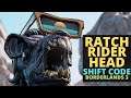 Ratch Rider Head Shift Code for Borderlands 3