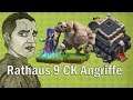 RATHAUS 9 CK ANGRIFFE HEXEN UND GOLEMS SEHR STARK - CLASH OF CLANS