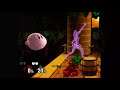 Super Smash Bros Melee Debug Menu - Female Wire Frames vs. Kirby on Kongo Jungle 64