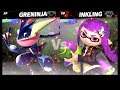 Super Smash Bros Ultimate Amiibo Fights – Request #16536 Greninja vs Inkling