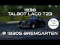 1938 Talbot Lago T23 @ 1930s Bremgarten - Downloads in Description - Assetto Corsa
