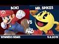 Boki (Mario/Falcon) vs Mr. Spikes (Pacman) | Winners Semis | The Launch Pad #5