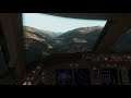 Cockpit 747-400 Aborted Landing at Samedan [X-Plane 11]