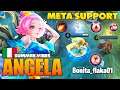 Current Meta Support! Angela Perfect Timing Backup | Top Global Angela Gameplay ~ Mobile Legends