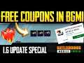 🎉🔥Get Free premium Coupons in Bgmi & Pubg Mobile | New 1.6 update Achievements | Tamil Today Gaming