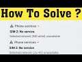 How to fix No service-Selected network unavailable Error in Android & ios