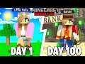 I Survived 100 DAYS as a BANDIT in Minecraft ... Here's What Happened
