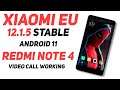 MIUI Xiaomi EU 12.1.5 Stable For Redmi Note 4 | Android 11 | Video Call Working & More