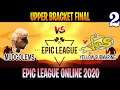 Mudgolems vs YES Game 2 | Bo3 | Upper Bracket Final Epic League | Dota 2 Live