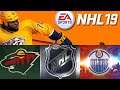 NHL 19 season mode: Minnesota Wild vs Edmonton Oilers (Xbox One HD) [1080p60FPS]
