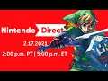Nintendo Direct February 2021! Legend of Zelda Skyward Sword HD!!!!