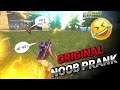 Original Noob Prank on Random Player - Free Fire