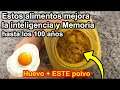 Si comes Huevo con ESTO... Mejora la memoria e Inteligencia hasta los 100 años