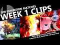 SPB Exhibition matches week 1 CLIPS