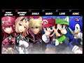 Super Smash Bros Ultimate Amiibo Fights  – Pyra & Mythra #176 Xenoblade vs Mario Bros Z