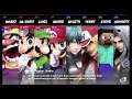 Super Smash Bros Ultimate Amiibo Fights – Sephiroth & Co #213 Mustache Bros vs DLC