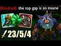 This guy got challenger playing Warwick Mid, so I tried his insane build out...